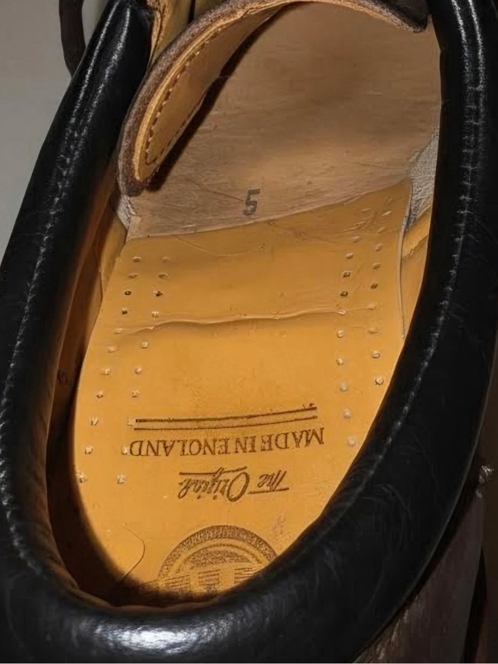 Dr. Martens Dark Brown Leather 3-Eye Derby - Picture 3 of 3